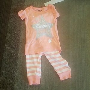 Pink dream girl pajama set